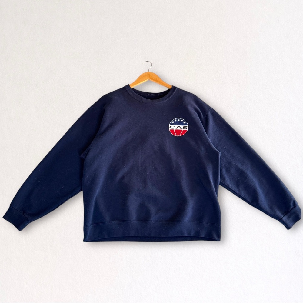 UNBRANDED NAVY BLUE CREWNECK SWEATSHIRT